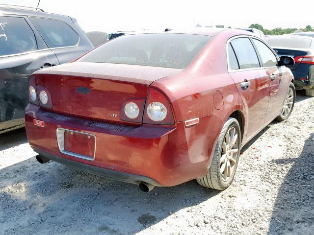 1G1ZK57759F101748 - 2009 CHEVROLET MALIBU LTZ ბურგუნდია ფოტო 4