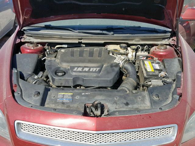 1G1ZK57759F101748 - 2009 CHEVROLET MALIBU LTZ ბურგუნდია ფოტო 7