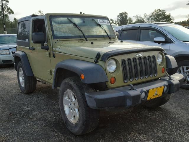 1C4AJWAG6DL580827 - 2013 JEEP WRANGLER S GREEN photo 1