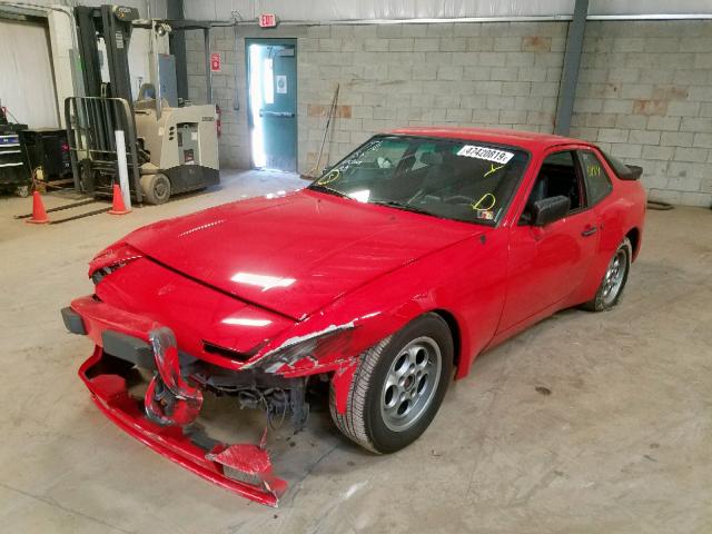 WP0AA0947FN471176 - 1985 PORSCHE 944 RED photo 2