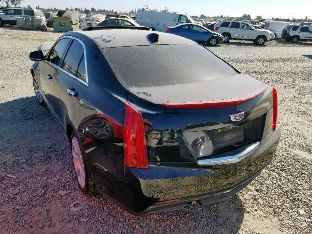 1G6AA5RA2F0113342 - 2015 CADILLAC ATS BLACK photo 3