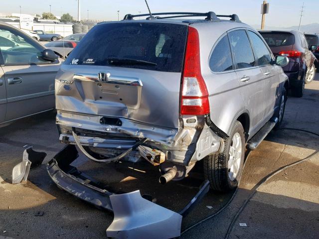 JHLRE48758C037768 - 2008 HONDA CR-V EXL SILVER photo 4