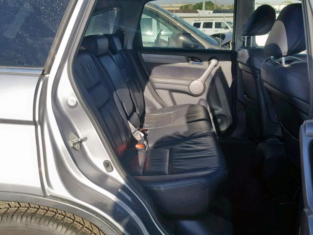 JHLRE48758C037768 - 2008 HONDA CR-V EXL SILVER photo 6