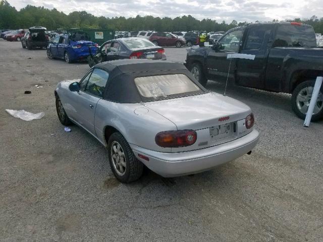 JM1NA3510M0208875 - 1991 MAZDA MX-5 MIATA SILVER photo 3