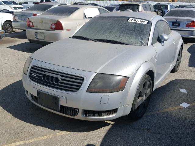 TRUWT28N911040222 - 2001 AUDI TT QUATTRO SILVER photo 2