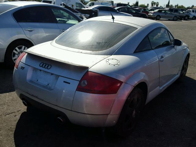 TRUWT28N911040222 - 2001 AUDI TT QUATTRO SILVER photo 4