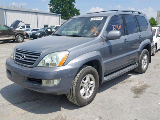 JTJBT20X870143407 - 2007 LEXUS GX 470 GRAY photo 2