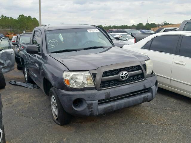 5FTNX4CN7BX003066 - 2011 TOYOTA TACOMA BLACK photo 1