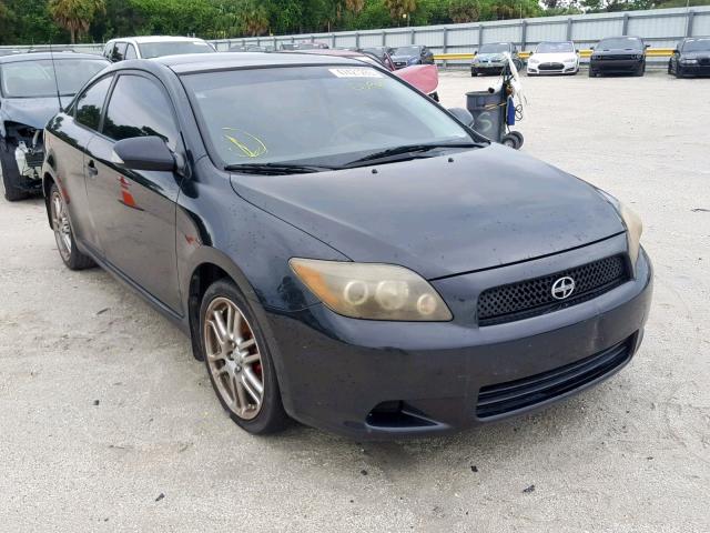 JTKDE167780222262 - 2008 TOYOTA SCION TC შავი ფოტო 1