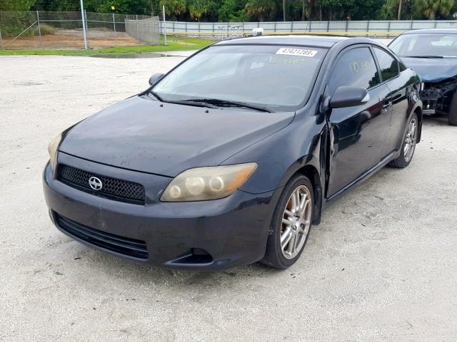 JTKDE167780222262 - 2008 TOYOTA SCION TC შავი ფოტო 2