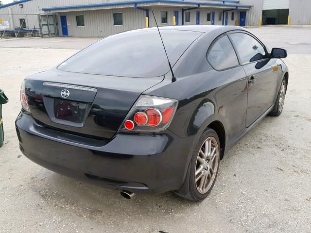 JTKDE167780222262 - 2008 TOYOTA SCION TC შავი ფოტო 4