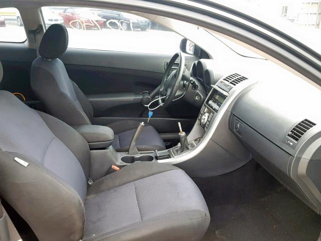 JTKDE167780222262 - 2008 TOYOTA SCION TC შავი ფოტო 5