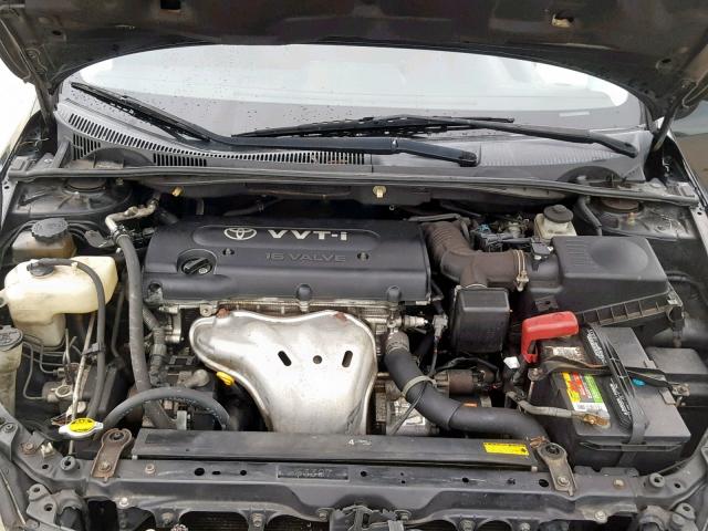 JTKDE167780222262 - 2008 TOYOTA SCION TC შავი ფოტო 7