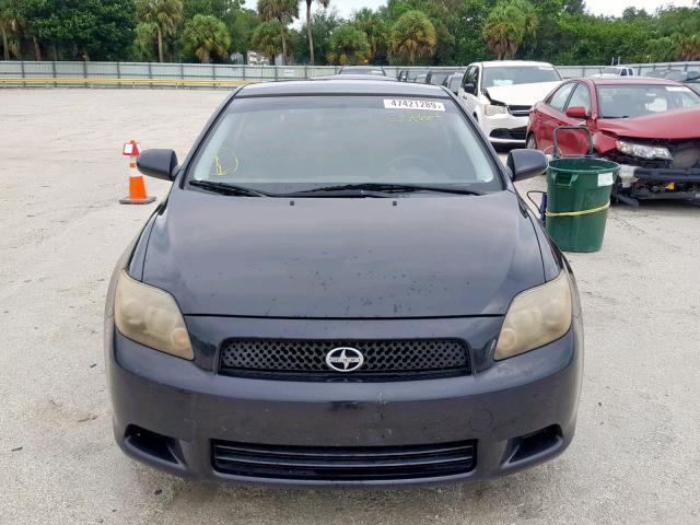 JTKDE167780222262 - 2008 TOYOTA SCION TC შავი ფოტო 9