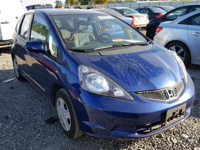 JHMGE8G36DC019637 - 2013 HONDA FIT BLUE photo 1