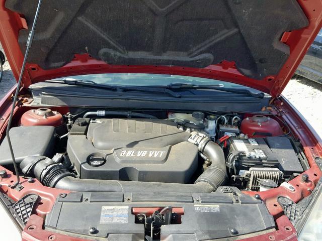 1G2ZM577084210361 - 2008 PONTIAC G6 GXP RED photo 7