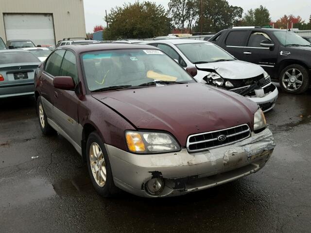 4S3BE686917202964 - 2001 SUBARU LEGACY OUT BURGUNDY photo 1