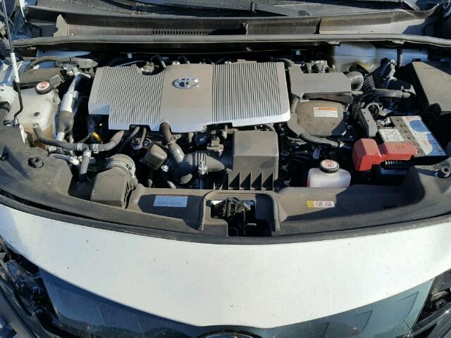 JTDKARFP2H3043876 - 2017 TOYOTA PRIUS PRIM თეთრი ფოტო 7