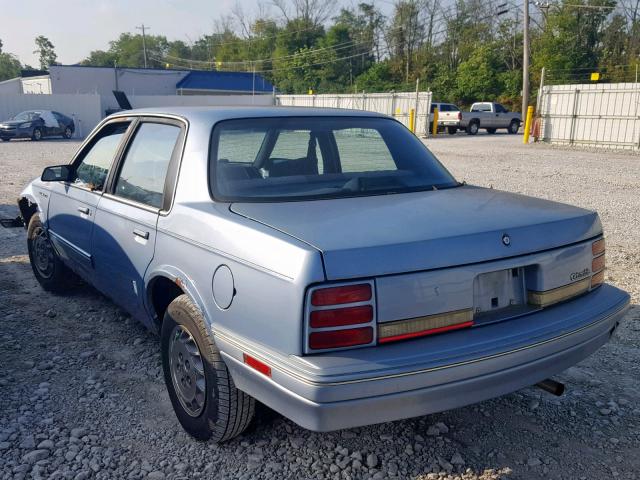 1G3AG54N9P6371748 - 1993 OLDSMOBILE CUTLASS CI 蓝色 照片 3