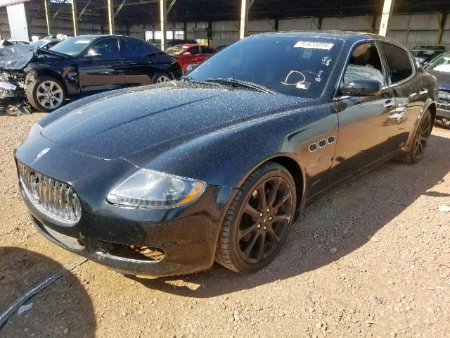 ZAMFE39A970031665 - 2007 MASERATI QUATTROPOR BLACK photo 2