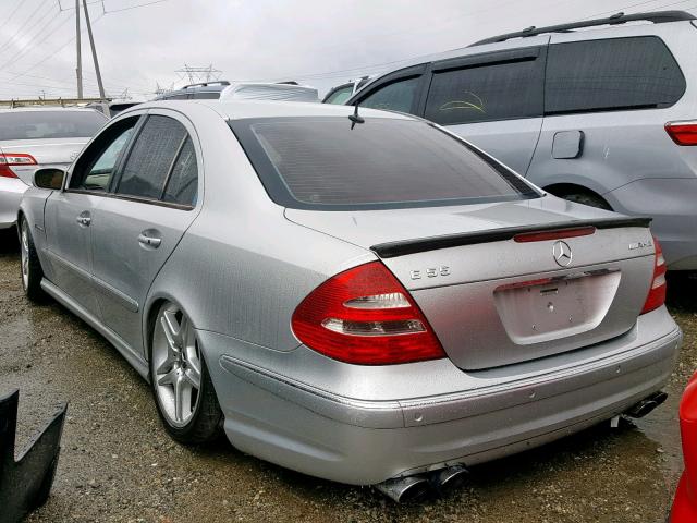 WDBUF76J94A555679 - 2004 MERCEDES-BENZ E 55 AMG SILVER photo 3