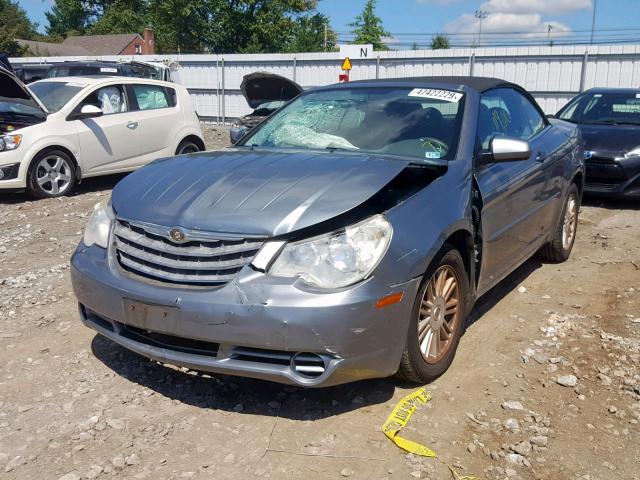 1C3LC55R68N608603 - 2008 CHRYSLER SEBRING TO GRAY photo 2