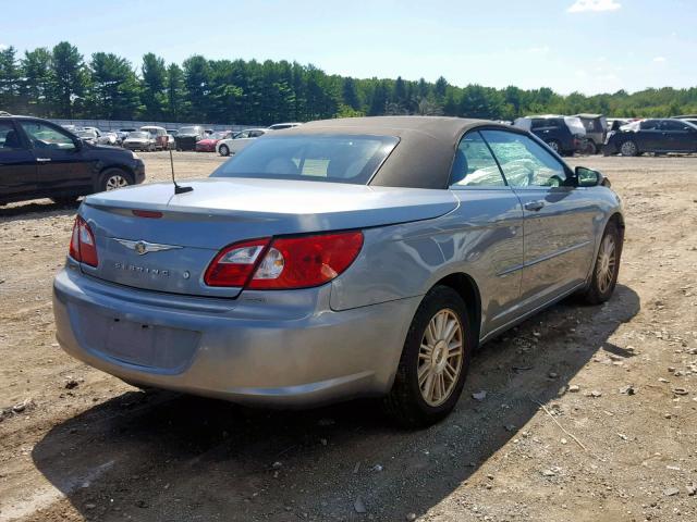 1C3LC55R68N608603 - 2008 CHRYSLER SEBRING TO GRAY photo 4