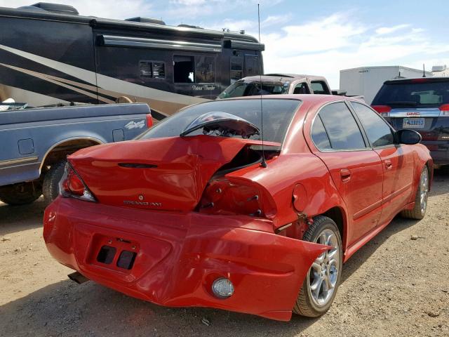 1G2NF52E53C115355 - 2003 PONTIAC GRAND AM S RED photo 4