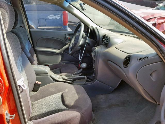 1G2NF52E53C115355 - 2003 PONTIAC GRAND AM S RED photo 5
