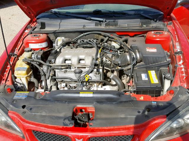 1G2NF52E53C115355 - 2003 PONTIAC GRAND AM S RED photo 7