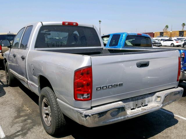 3B7HA18NX2G101969 - 2002 DODGE RAM 1500 SILVER photo 3