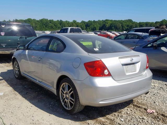 JTKDE177750043617 - 2005 TOYOTA SCION TC ვერცხლისფერი ფოტო 3