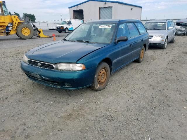 4S3BK4251V6302940 - 1997 SUBARU LEGACY BRI GREEN photo 2