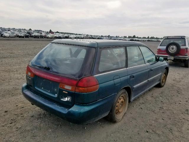 4S3BK4251V6302940 - 1997 SUBARU LEGACY BRI GREEN photo 4