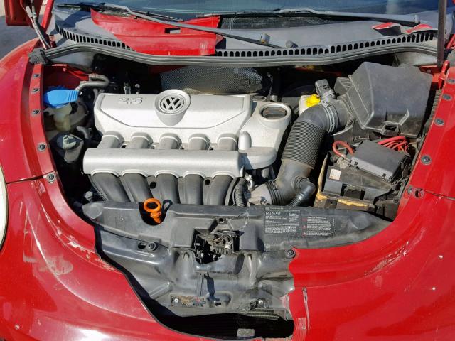3VWRW31C18M519807 - 2008 VOLKSWAGEN NEW BEETLE 红色 照片 7