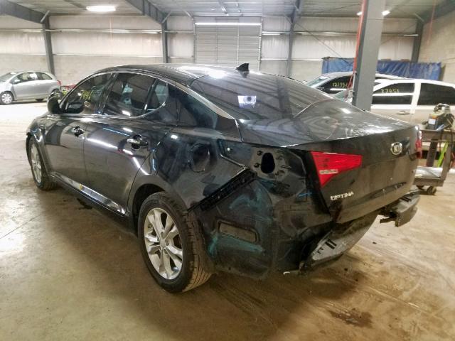 5XXGN4A7XDG172110 - 2013 KIA OPTIMA EX BLACK photo 3