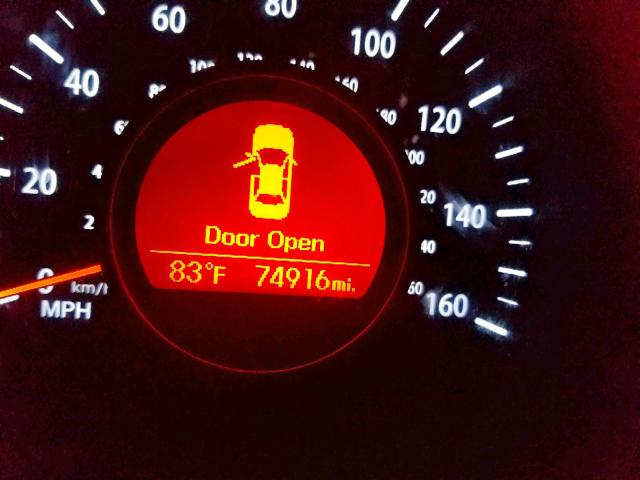 5XXGN4A7XDG172110 - 2013 KIA OPTIMA EX BLACK photo 8