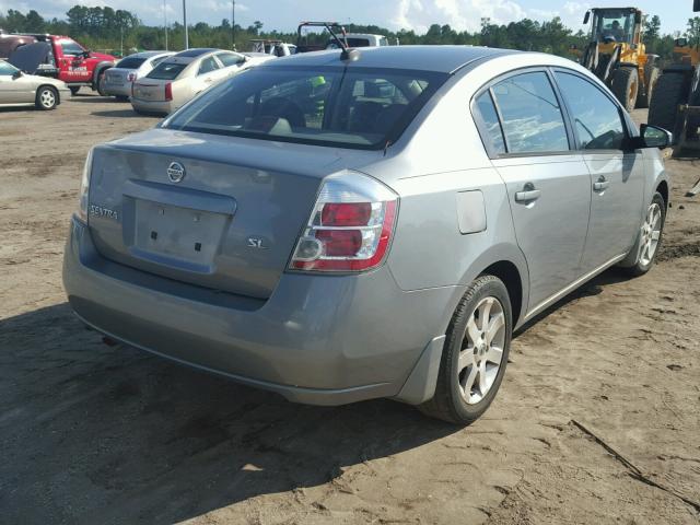 3N1AB61E28L728769 - 2008 NISSAN SENTRA 2.0 GRAY photo 4