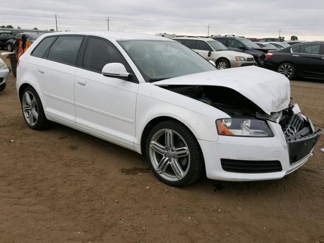 WAUHF78P49A104068 - 2009 AUDI A3 2.0T WHITE photo 1