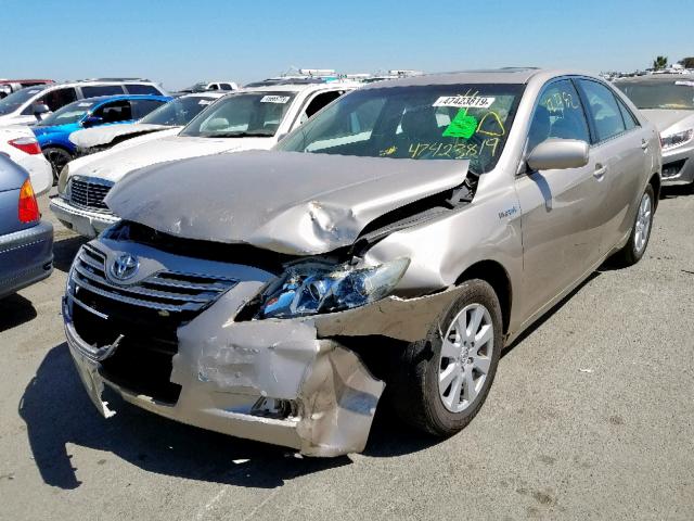 JTNBB46K073031966 - 2007 TOYOTA CAMRY NEW GOLD photo 2