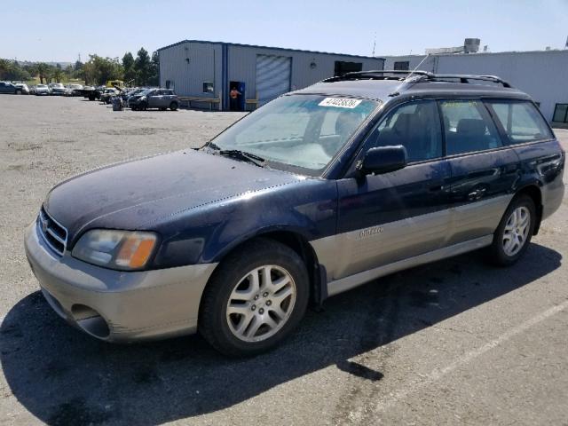 4S3BH675717623937 - 2001 SUBARU LEGACY OUT TWO TONE photo 2