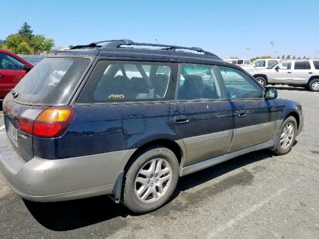 4S3BH675717623937 - 2001 SUBARU LEGACY OUT TWO TONE photo 4