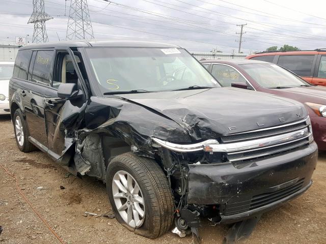 2FMGK5B8XEBD25314 - 2014 FORD FLEX SE BLACK photo 1