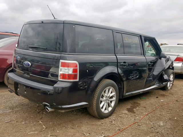 2FMGK5B8XEBD25314 - 2014 FORD FLEX SE BLACK photo 4