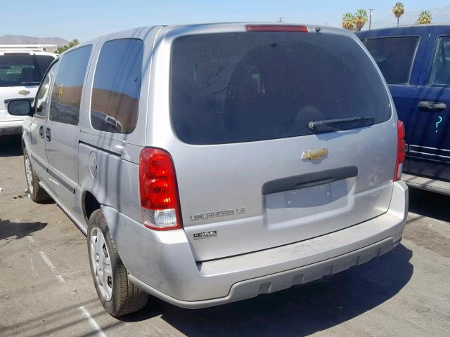 1GNDV23W07D215628 - 2007 CHEVROLET UPLANDER L 银色 照片 3