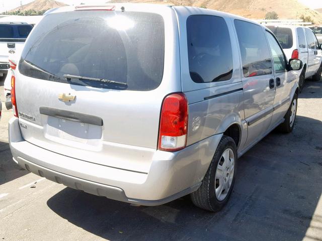 1GNDV23W07D215628 - 2007 CHEVROLET UPLANDER L 银色 照片 4
