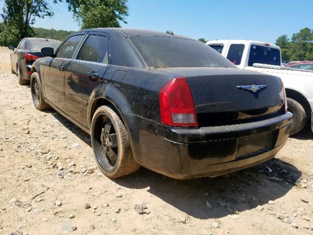 2C3JA43R75H692008 - 2005 CHRYSLER 300 BLACK photo 3