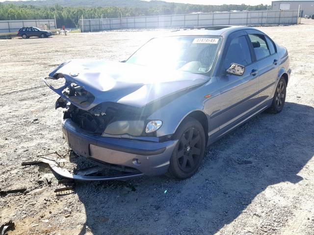 WBAEU33404PR06282 - 2004 BMW 325 XI BLUE photo 2