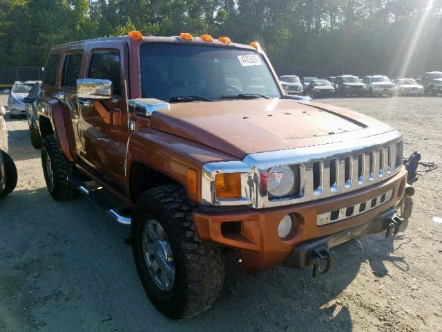 5GTDN136X68292946 - 2006 HUMMER H3 ORANGE photo 1