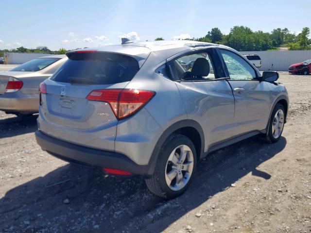 3CZRU6H56HG701769 - 2017 HONDA HR-V EX SILVER photo 4